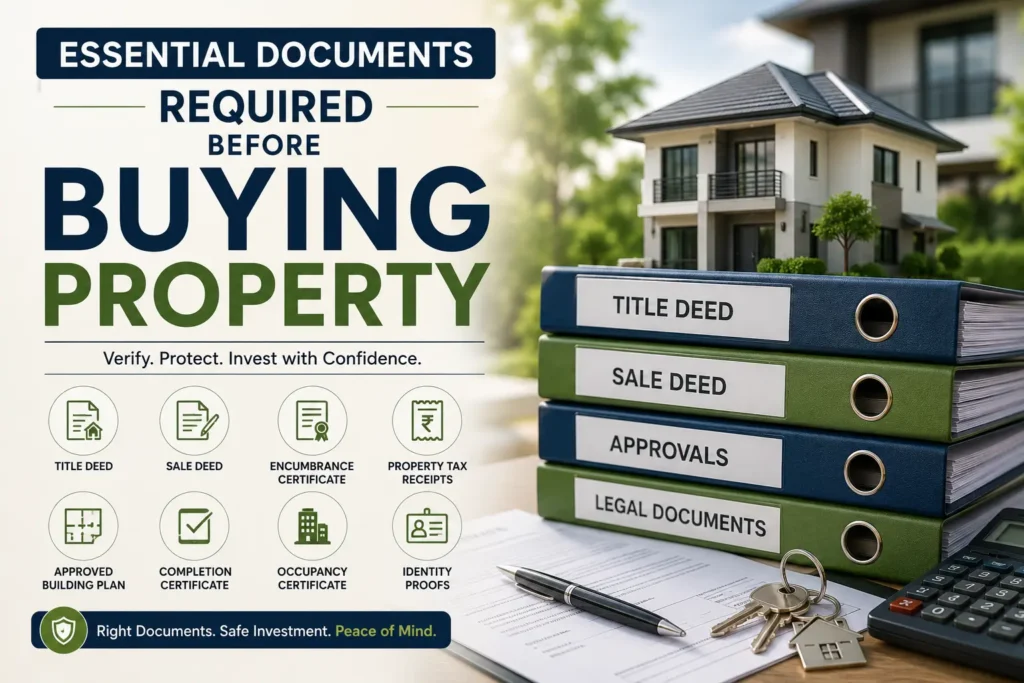 Essential Documents Required Before Buying Property