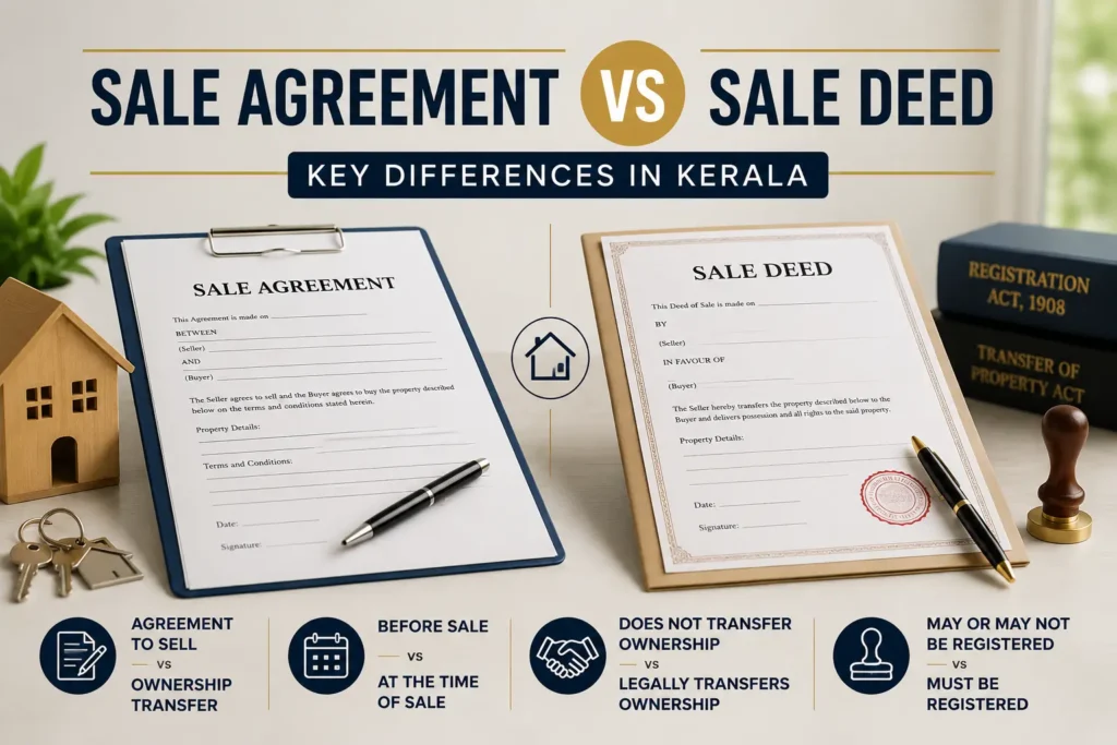 Sale Agreement vs Sale Deed